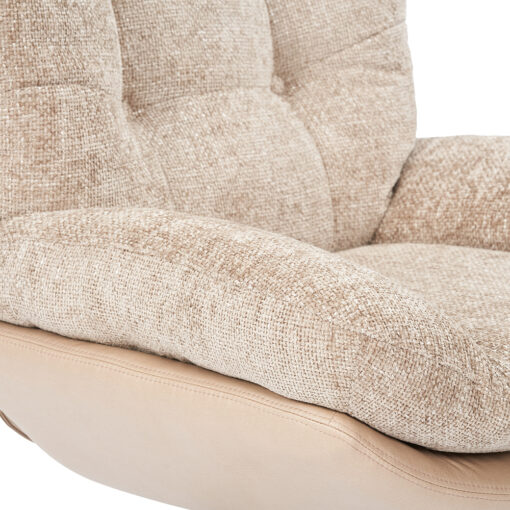 Kelcie Swivel Lounge Chair with Ottoman - Image 12