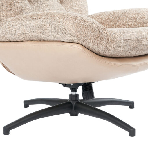Kelcie Swivel Lounge Chair with Ottoman - Image 14