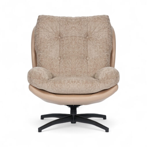 Kelcie Swivel Lounge Chair with Ottoman - Image 2