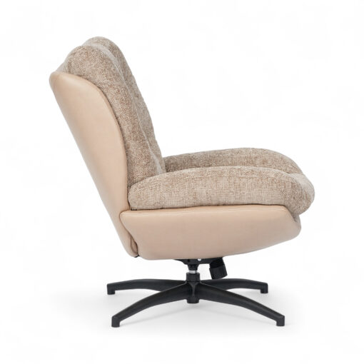 Kelcie Swivel Lounge Chair with Ottoman - Image 5