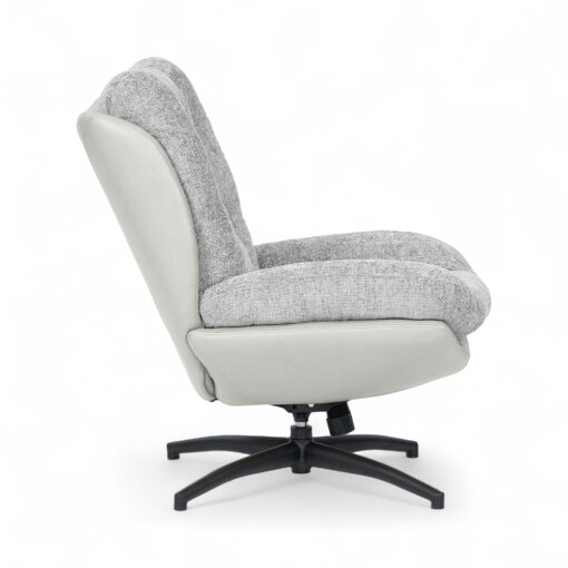 Kelcie Swivel Lounge Chair with Ottoman - Image 19