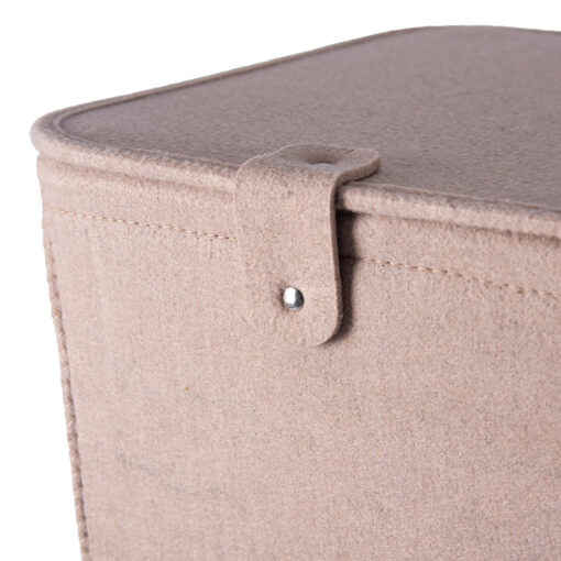 Laundry Basket with Lid (H53cm) - Image 6