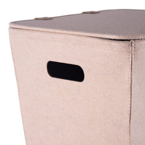 Laundry Basket with Lid (H53cm) - Image 7