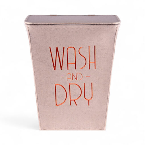Laundry Basket with Lid (H53cm) - Image 2