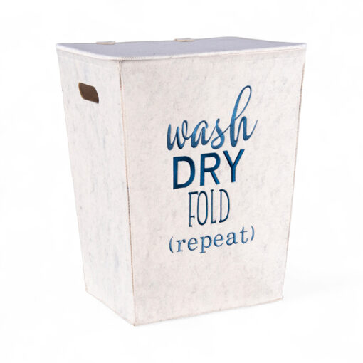 Laundry Basket with Lid (H53cm)
