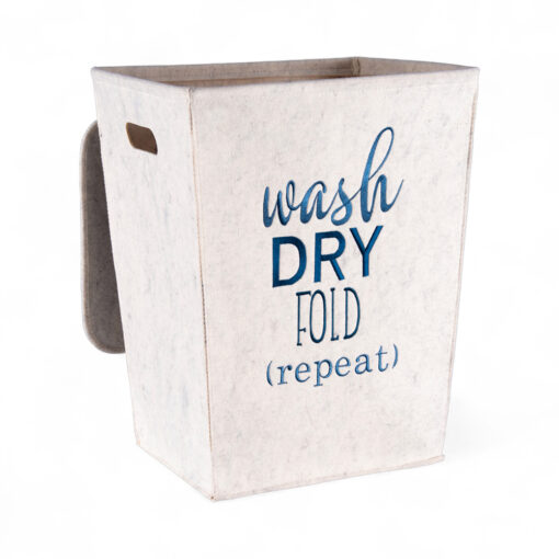 Laundry Basket with Lid (H53cm) - Image 5