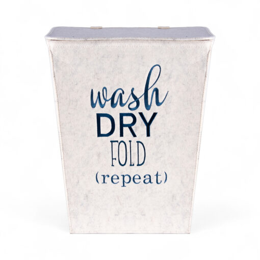 Laundry Basket with Lid (H53cm) - Image 2
