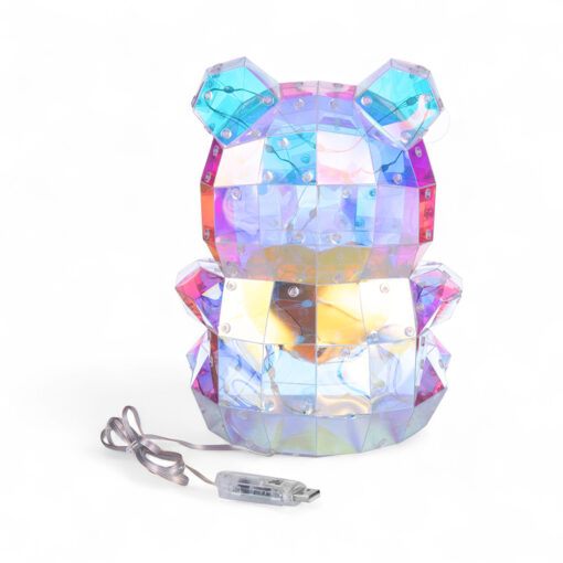 Bear Holding Heart with RGB Light (H25cm) - Image 4