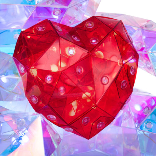 Bear Holding Heart with RGB Light (H25cm) - Image 23