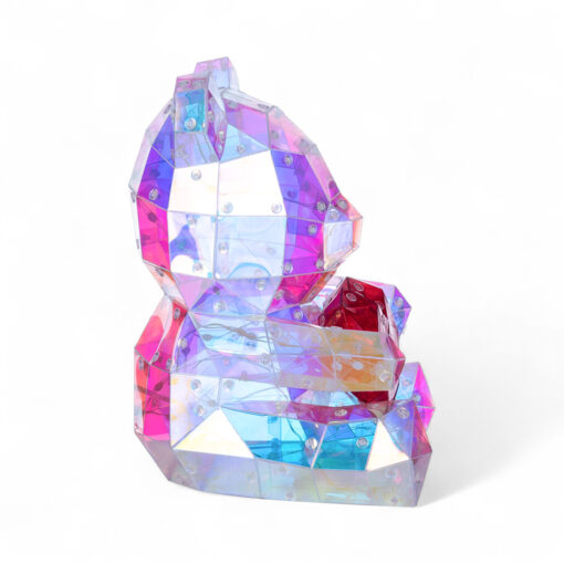 Bear Holding Heart with RGB Light (H25cm) - Image 3