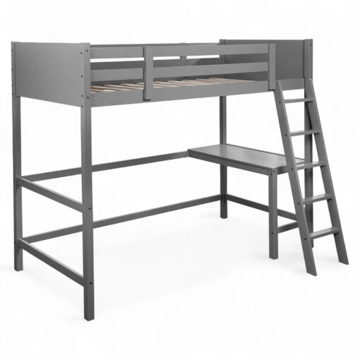 Liberty Loft Single Bed Frame with Desk