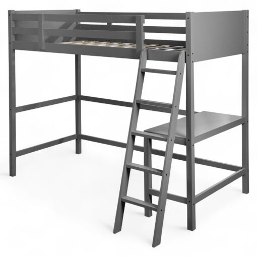 Liberty Loft Single Bed Frame with Desk - Image 2