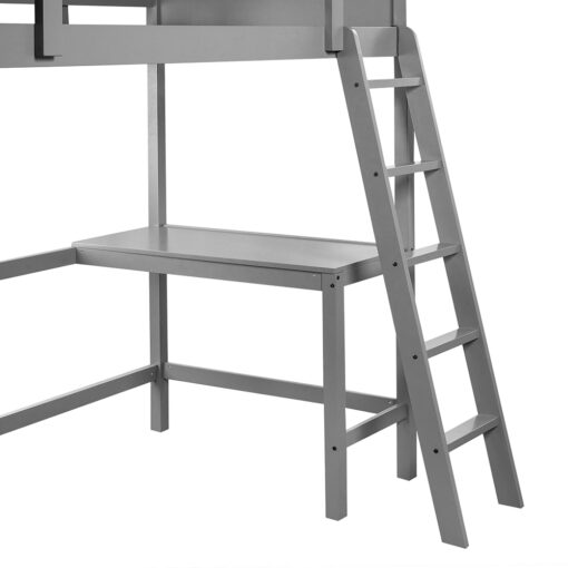Liberty Loft Single Bed Frame with Desk - Image 5