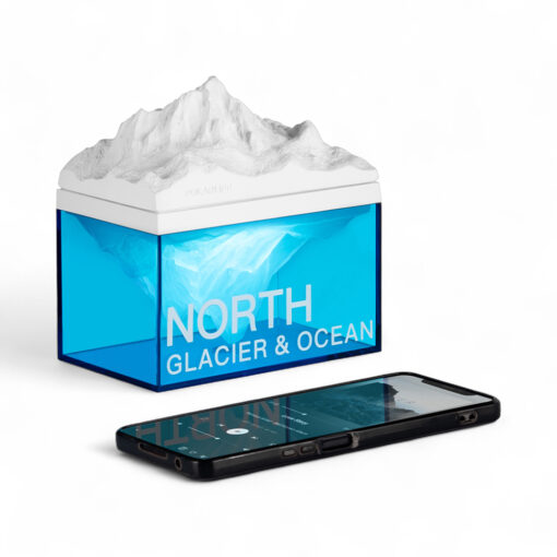 Glacier Night Light with Bluetooth Speaker (H14.5cm) - Image 3