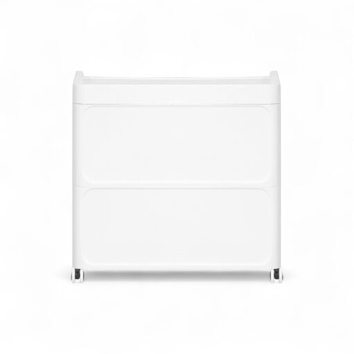 Diaz Bedside Table with Wheels (2 Drawers) - Image 5