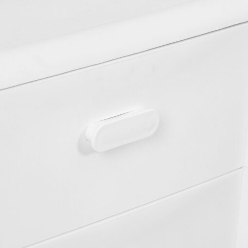 Diaz Bedside Table with Wheels (2 Drawers) - Image 6