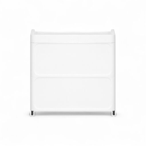 Diaz Bedside Table with Wheels (2 Drawers) - Image 5