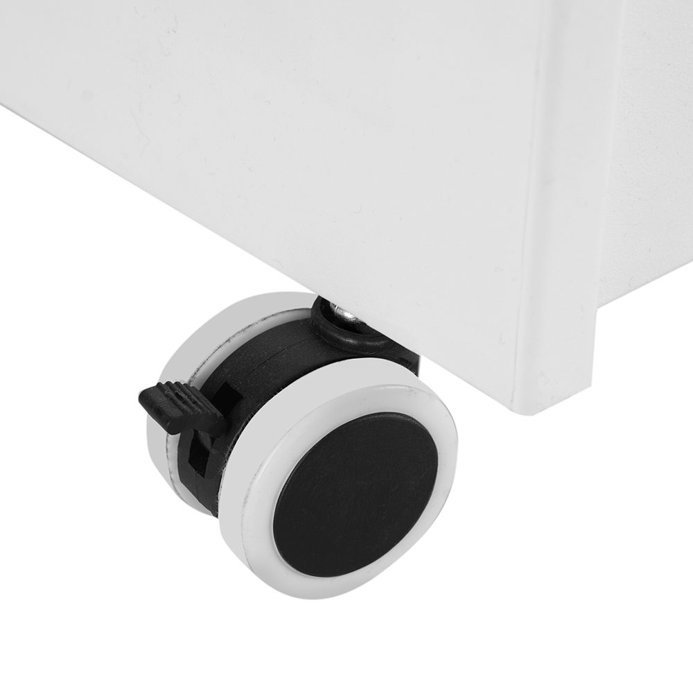 Diaz Bedside Table with Wheels (4 Drawers) - Image 9