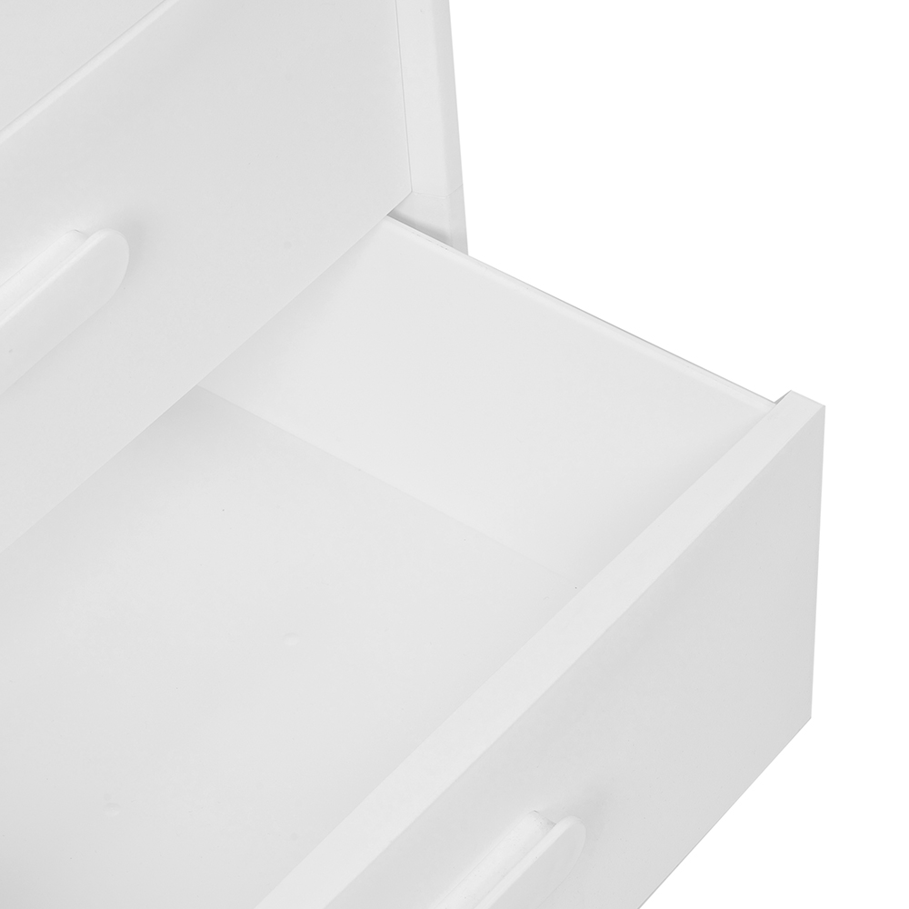 Diaz Bedside Table with Wheels (4 Drawers) - Image 8