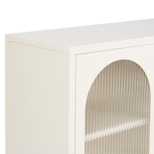 Rivian Cabinet (2 Glass Doors with 4 Drawers) - Image 9