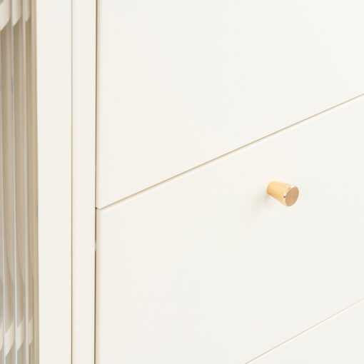 Rivian Cabinet (2 Glass Doors with 4 Drawers) - Image 11