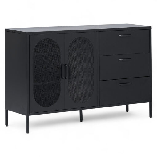 Rivian Cabinet (2 Mesh Doors with 3 Drawers) - Image 8