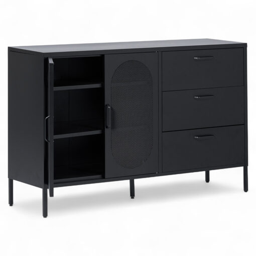 Rivian Cabinet (2 Mesh Doors with 3 Drawers) - Image 9
