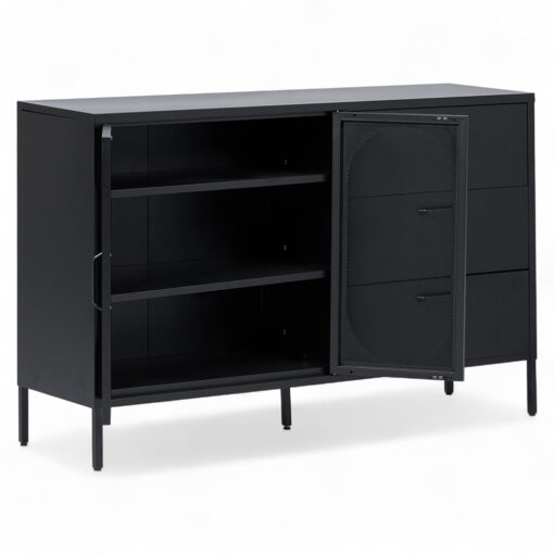 Rivian Cabinet (2 Mesh Doors with 3 Drawers) - Image 10
