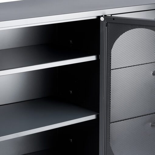 Rivian Cabinet (2 Mesh Doors with 3 Drawers) - Image 18