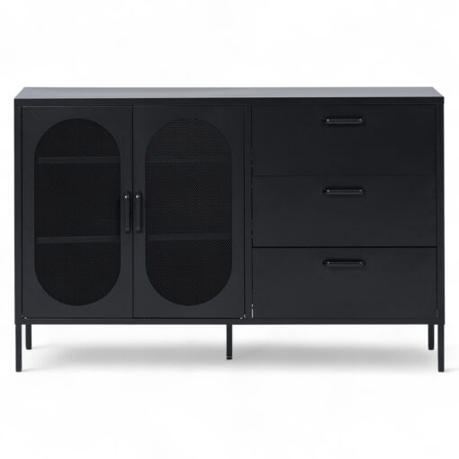 Rivian Cabinet (2 Mesh Doors with 3 Drawers) - Image 12