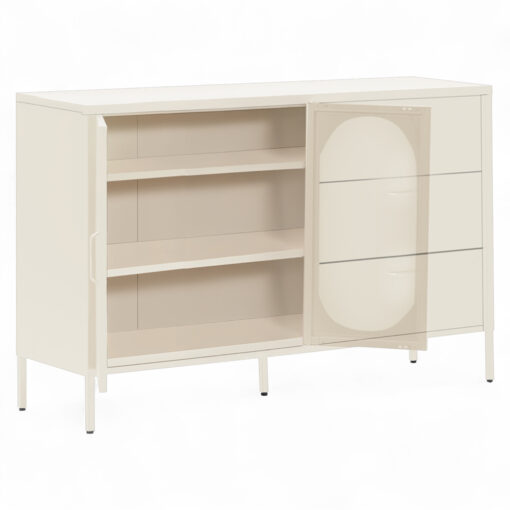 Rivian Cabinet (2 Mesh Doors with 3 Drawers) - Image 3