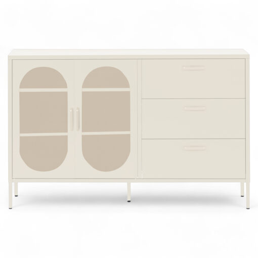 Rivian Cabinet (2 Mesh Doors with 3 Drawers) - Image 5