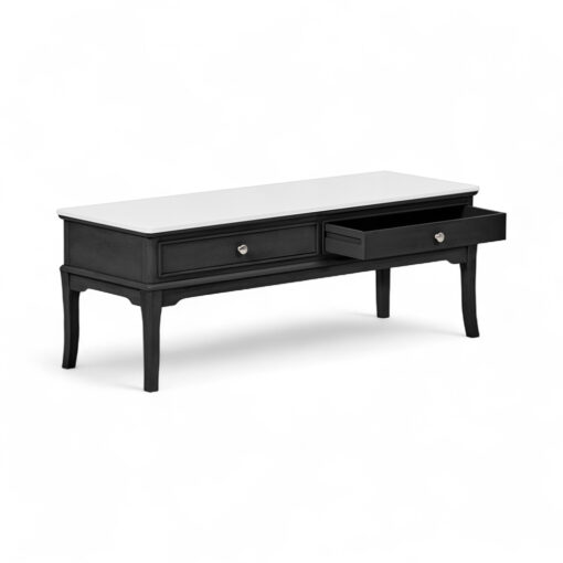 Ruby Marble Top Coffee Table (2 Drawers) - Image 12
