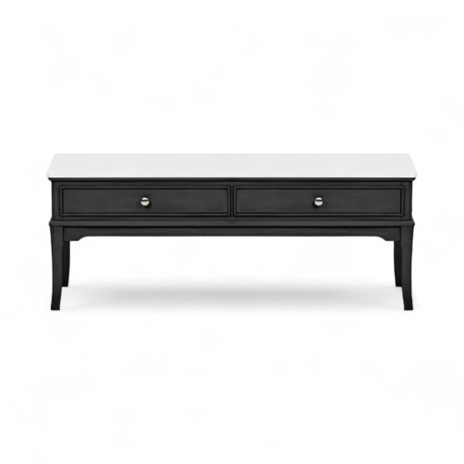 Ruby Marble Top Coffee Table (2 Drawers) - Image 14