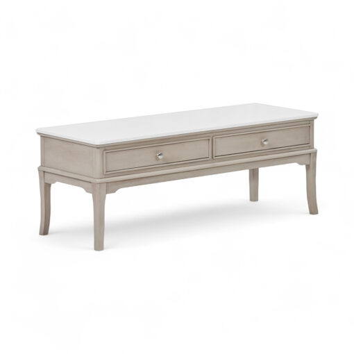 Ruby Marble Top Coffee Table (2 Drawers)
