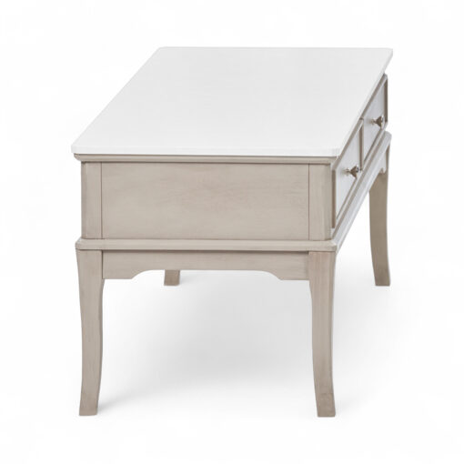 Ruby Marble Top Coffee Table (2 Drawers) - Image 5