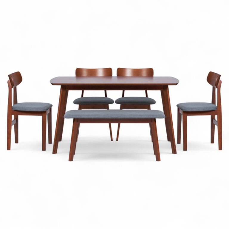 Ruddin Dining Set (6 Seater) - SSFHOME