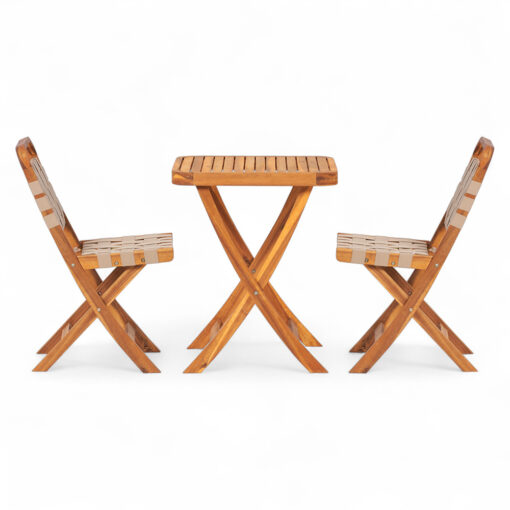 Noriko Outdoor Bistro Set (2 Seater) - Image 3