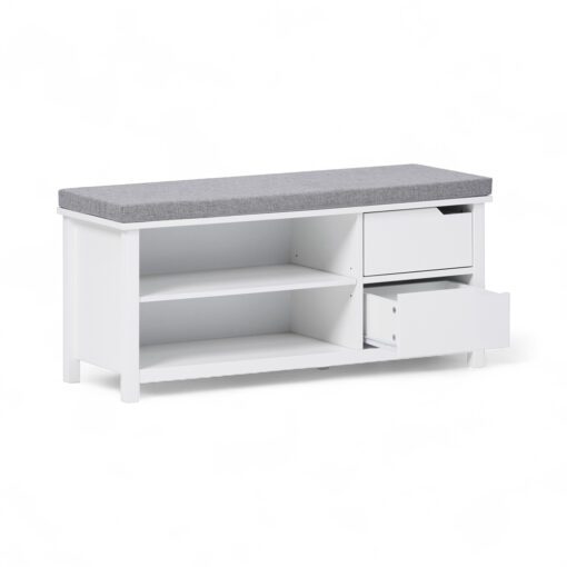 Margarett Shoe Cabinet with Padded Seat - Image 2