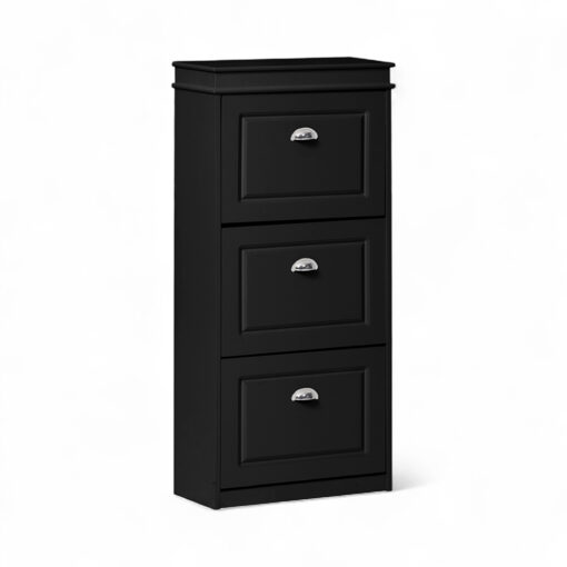 Margarett Shoe Cabinet with 3 Flip Drawers - Image 10