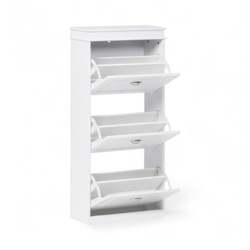 Margarett Shoe Cabinet with 3 Flip Drawers - Image 3