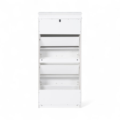 Margarett Shoe Cabinet with 3 Flip Drawers - Image 6