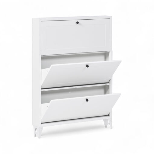 Nina Shoe Cabinet (3 Tier) - Image 2