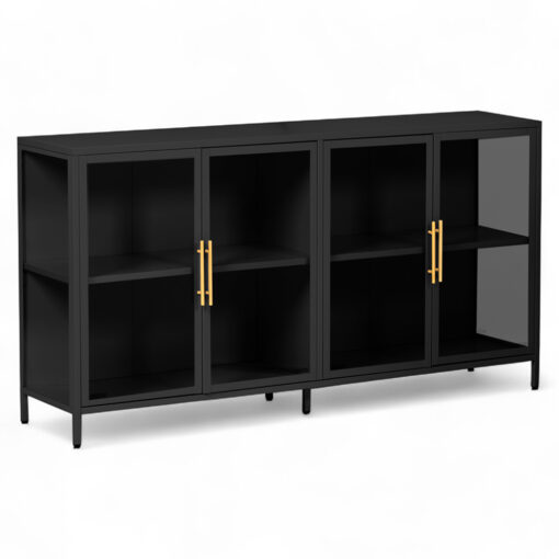 Nina TV Cabinet (4 Glass Doors) - Image 9