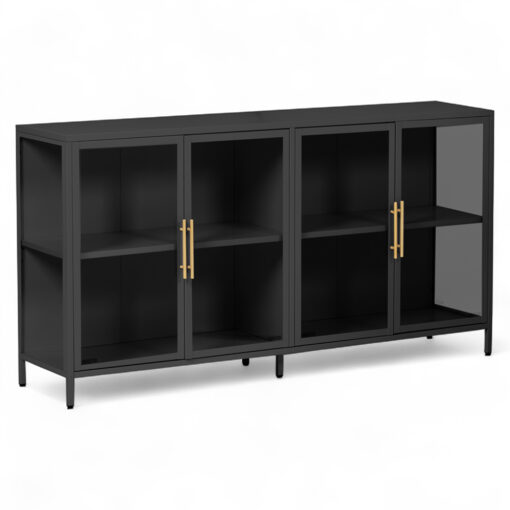 Nina TV Cabinet with 4 Glass Doors - Image 9