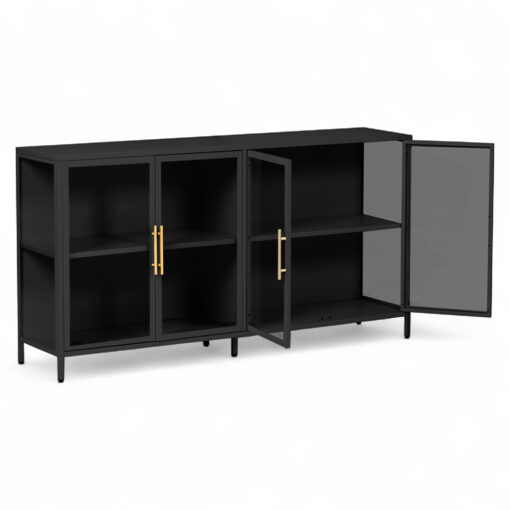 Nina TV Cabinet (4 Glass Doors) - Image 11