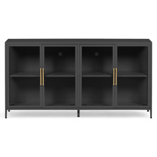 Nina TV Cabinet with 4 Glass Doors - Image 12