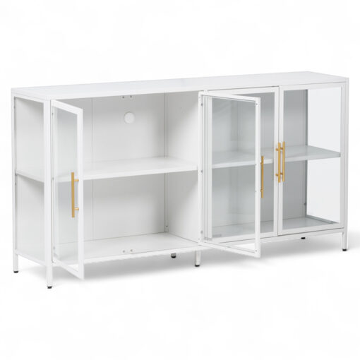 Nina TV Cabinet with 4 Glass Doors - Image 2