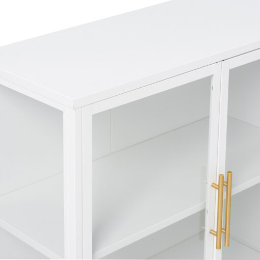 Nina TV Cabinet with 4 Glass Doors - Image 6