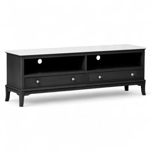 Ruby Marble Top TV Cabinet (2 Drawers) - Image 13